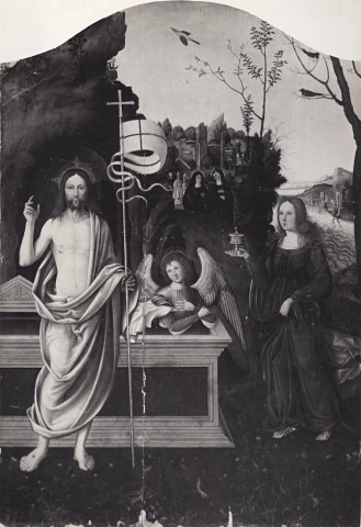 Anonimo — Coltellini Michele - sec. XVI - Cristo risorto e santa Maria Maddalena — insieme